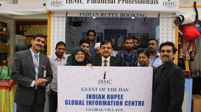 Honoured as Guest of the Day at IBMC Indian Rupee Global Information Centre